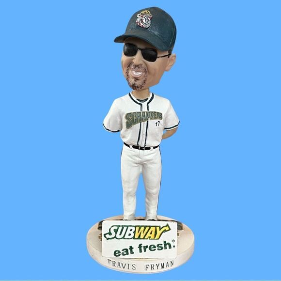 Travis‎ Fryman Mahoning Valley Scrappers Bobble SGA Bobblehead Rare 2008 - Picture 1 of 2